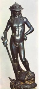 Donatello, David, 1430s (Museo Nazionale del Bargello, Florence)
